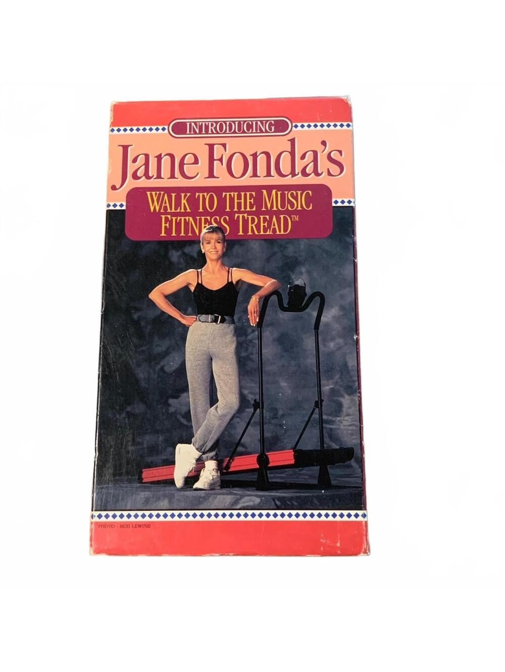 Jane Fonda Walk to the Music Fitness Tread VHS Tape w/ Slipcase 1994